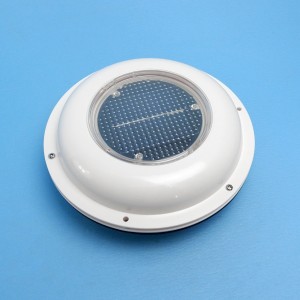 Solar Intake / Exhaust Vent - White PVC / 120mm Cut-Out