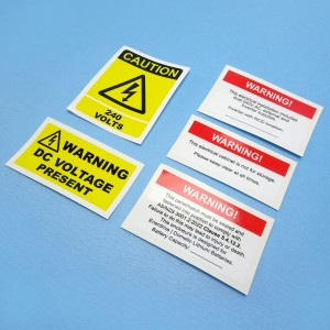Enerdrive Inverter & Lithium Warning Label Kit - AS/NZS 3001.2:2022