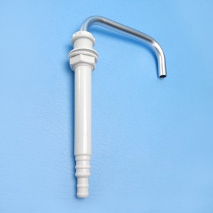 Whale Telescopic Swivel Single Tap - White / 12.5mm Barb / 140mm Reach