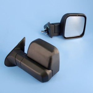 MSA 4X4 Towing Mirrors - Black, Electric, Heated, Radio Antenna, Integrated GPS - Suits Volkswagen...