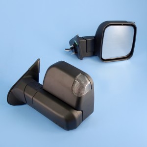 MSA 4X4 Towing Mirrors - Black, Indicators - Suits Toyota HiLux N80 / Fortuner GUN156R