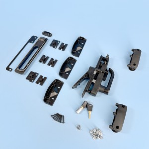 Camec 3-Point Door Lock Kit - Left-Hand Hinge / Viewed from Outside / One-Key Compatible