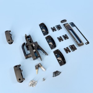 Camec 3-Point Door Lock Kit - Right-Hand Hinge / Viewed from Outside / One-Key Compatible