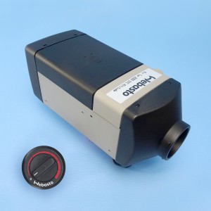 Webasto Air Top 2000 STC Diesel Air Heater Kit - 2kW - 12V - Single Outlet - Rotary Controller