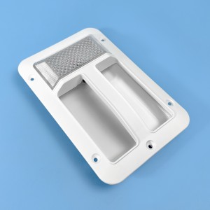 Coast Bargman-Style 12V LED Grab Handle - ABS / White / 113 x 188mm Cut-Out