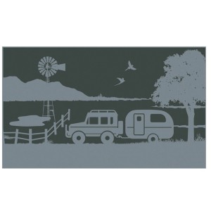 Affordable Camping Mats Recycled Polypropylene Annex Mat - Free Camping / Grey & Charcoal - 5 x...