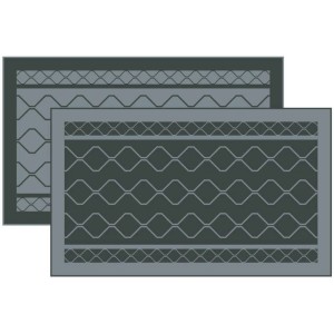 Affordable Camping Mats Recycled Polypropylene Annex Mat - Hybrid Classic Plus / Grey & Charcoal...