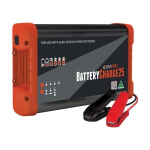 BMPRO BatteryCharge25 AC Battery Charger - 12V - 25A - Lead-Acid & LiFePO4