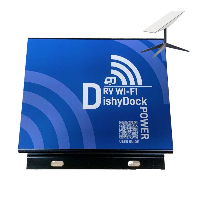 RV WIFI 12V Starlink DishyDock Kit, 4G Router, 5M Cables