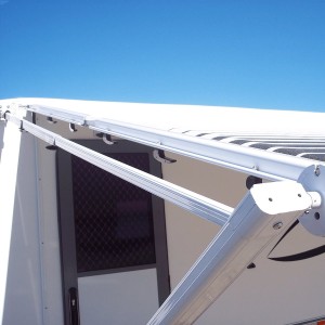 Sunburst Eclipse Awning Frameset - Pop-Top - White - Suits Pop-Top Caravans