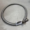 Bromic Stainless Steel Braided Gas Hose - 13mm x 1200mm - 1/2 inch Female Cone BSP Both Ends