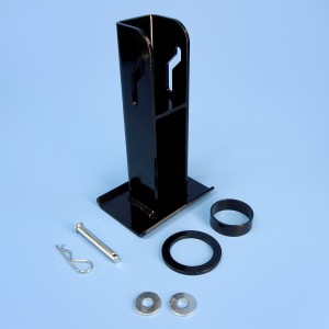 Folding Foot - Powder-Coated Steel - Suits Black Jack Mini Electric Trailer Jacks