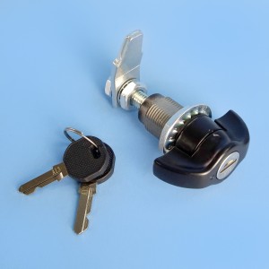 Boot Lid Lock with 2 Keys - Black - Suits Jayco Caravan & Camper Boot Lids