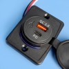 Sanjo Flush-Mount USB-A & USB-C PD Outlet - Black / 30W