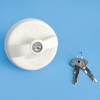 Lockable Water Filler Cap & 2 Keys - White - Suits Hume Water Fillers
