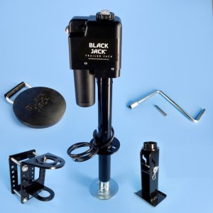 Black Jack Master 12V Electric Trailer Jack - 1600kg Lift / 58mm Post