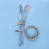 Shower Rail Set - Chrome - 1.5m Hose / Shower Head / Soap Dish