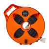 Flat Out 15A Extension Lead - 20m - Narrow Reel - Orange
