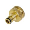 Brass Tap Adaptor - 3/4 inch & 1 inch Female BSP x 12mm Male Click-On
