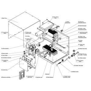 Blower Motor Assembly - Suits Girard GSWH-2 Instant Hot Water Systems
