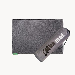 Muk Mat Synthetic Grass Large Ground Mat - 600 x 900mm - Dark Grey