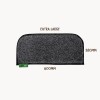 Muk Mat Synthetic Grass Extra Large Rounded Step Mat - 600 x 280mm - Dark Grey