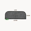 Muk Mat Synthetic Grass Large Rounded Step Mat - 600 x 230mm - Dark Grey