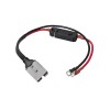 Sphere Anderson-to-Ring-Terminal DC Lead - 50A / 500mm / 6mm² / Fused