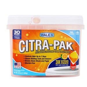 Walex Citra-Pak Toilet Waste Tank Sachets - 30 Pack - Septic Safe