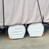 ADCO Tyre Guards - White / Pair - Suits 686-737mm Diameter Tyres