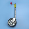 AL-KO Premium Standard-Height Jockey Wheel - 200mm Solid Wheel / 400kg Static Capacity