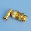 Brass Click-On Mains Water Inlet Elbow - 12mm Male Click-On x 3/4 inch Male NPT