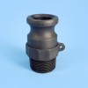 Poly Camlock Type F Adaptor - 40mm Male Connector x Male BSP