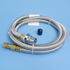Dometic RV Gas Bayonet Hose - 2m - Male Bayonet x 1/4 inch Female BSP - Suits Dometic 1 Cook / 2 Cook / 3 Cook Turbo FFD Stoves