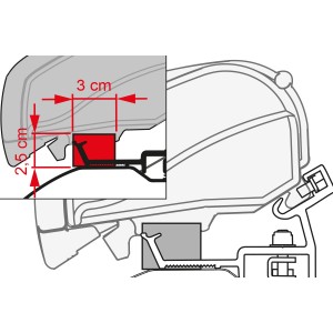 Fiamma Rain Guard Awning Seal - 4.5m - Suits F80s, F65s & F65L Awnings